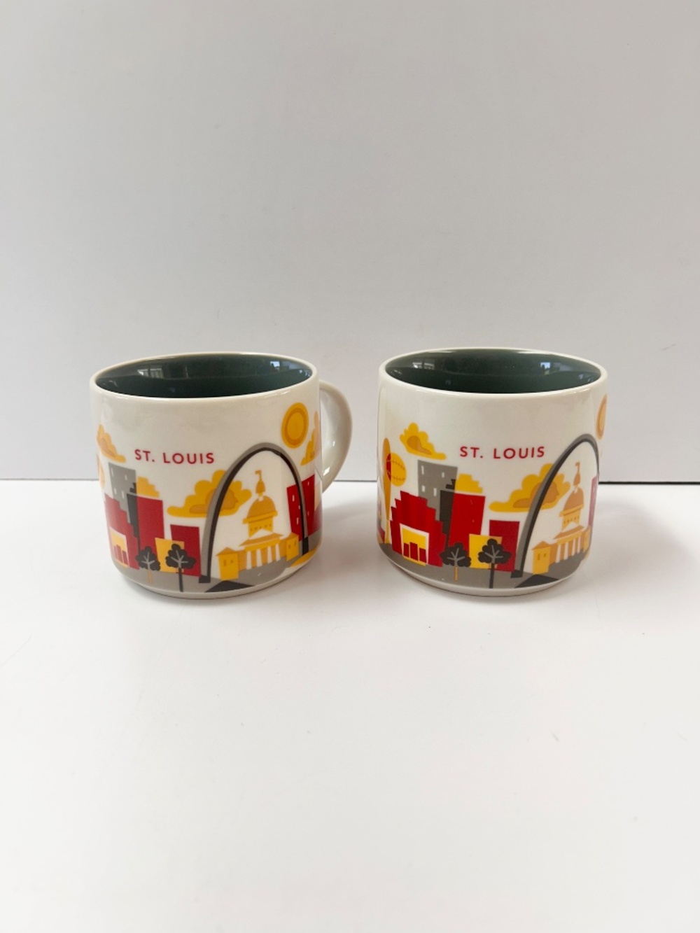 Starbucks St. Louis You Are Here Collection 14 oz Mug Set of 2